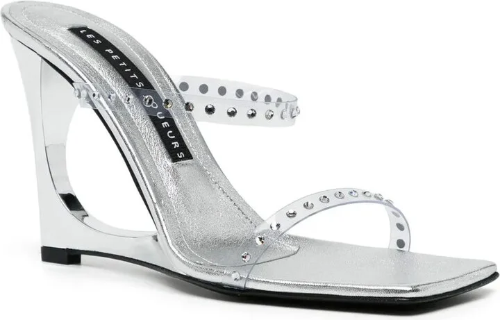 Lucas 110mm crystal-embellished sandals - Image 2