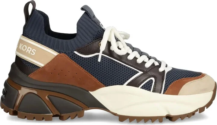 Lucas panelled chucky-sole sneakers