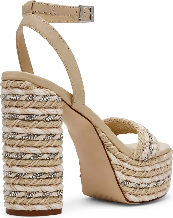Lucci Embellished Ankle Strap Platform Sandal (Women_ - Image 2