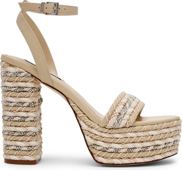 Lucci Embellished Ankle Strap Platform Sandal (Women_ - Image 3