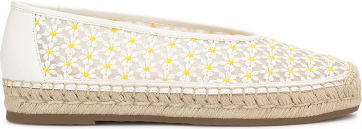 Lucciea Floral Embroidery Espadrille - Image 3