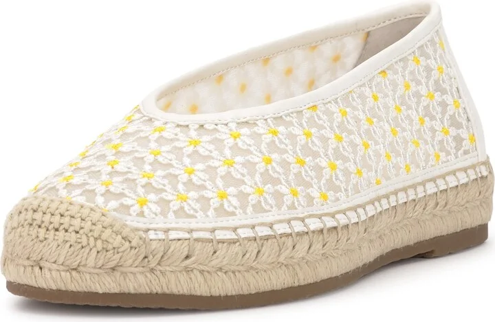 Lucciea Floral Embroidery Espadrille - Image 9