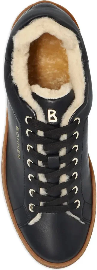 Lucerne shearling-lined leather sneakers - Image 4