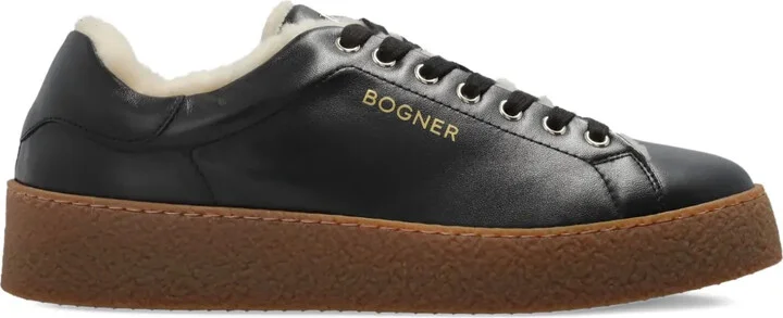 Lucerne shearling-lined leather sneakers