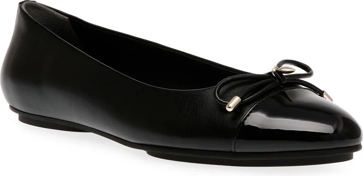 Black Microsuede/ Patent