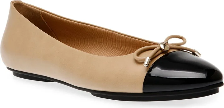 Beige/ Black Smooth / Patent