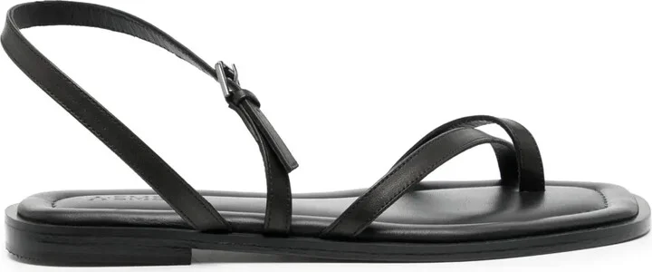 Lucia buckle-fastening leather sandals