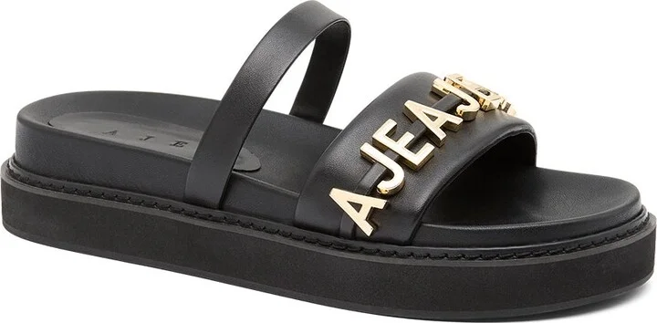 Lucia Logo Platform Slide In Colour Black Size 35 - Image 3