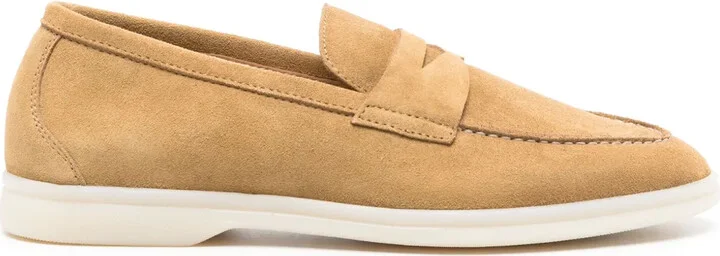 Luciana suede penny loafers