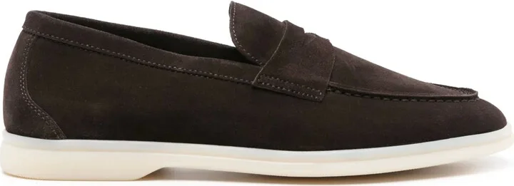 Luciana suede penny loafers