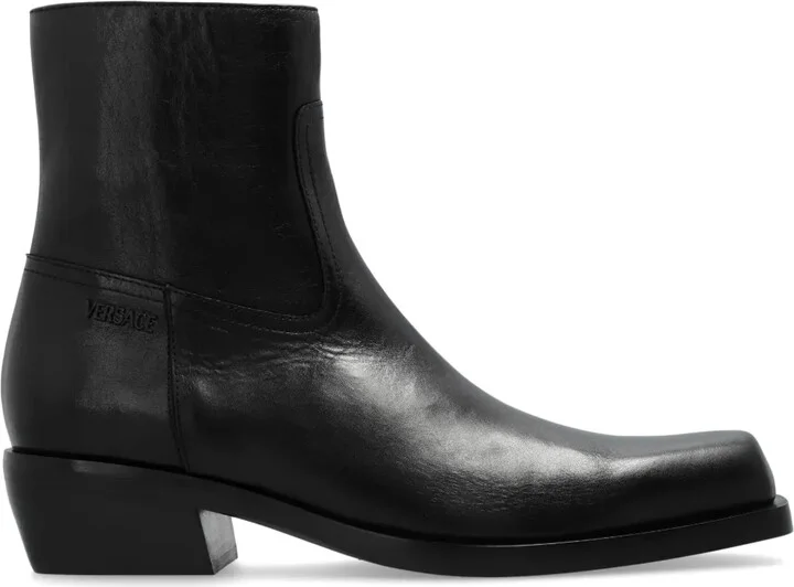 Luciano leather ankle boots