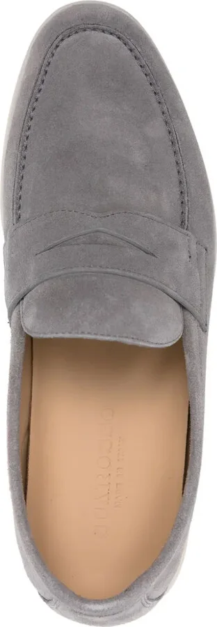 Luciano suede penny loafers - Image 4