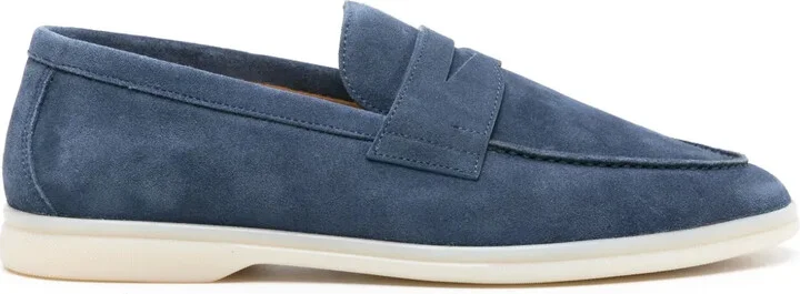 Luciano suede penny loafers