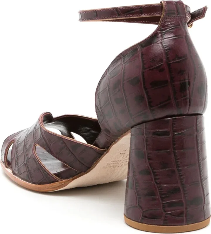 Lucie 65mm leather sandals - Image 3