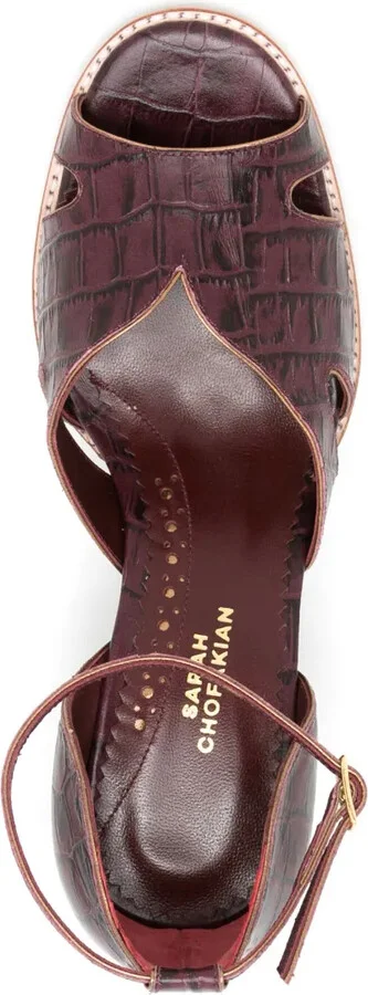 Lucie 65mm leather sandals - Image 4