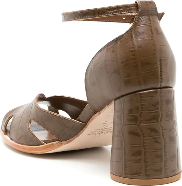 Lucie 65mm leather sandals - Image 3