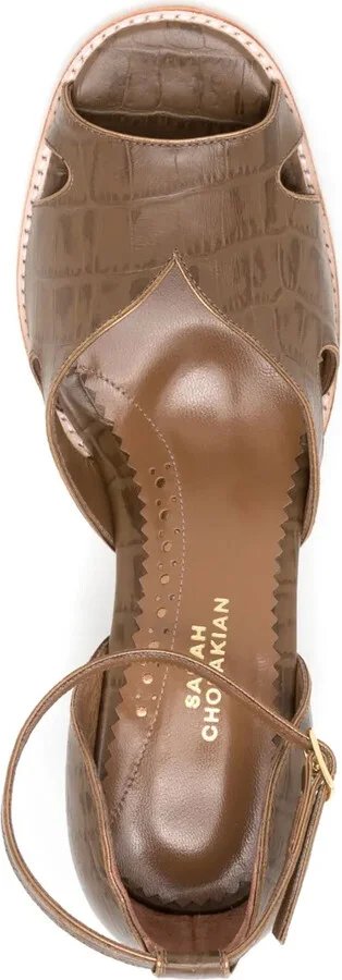 Lucie 65mm leather sandals - Image 4