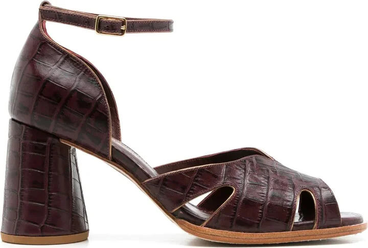 Lucie 65mm leather sandals