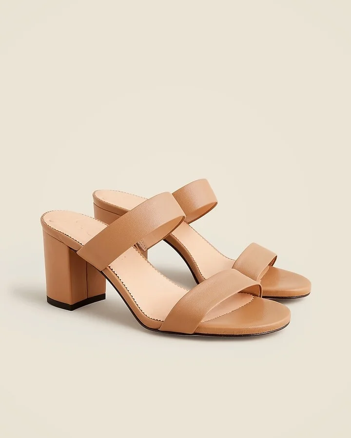 Lucie double-strap block-heel sandals - Image 2