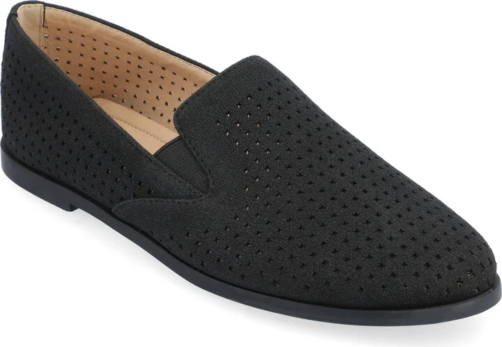 Lucie Perforated Flat Loafer - Wide Width Available