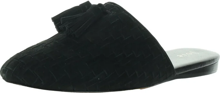 Luciee Womens Nubuck Woven Mules