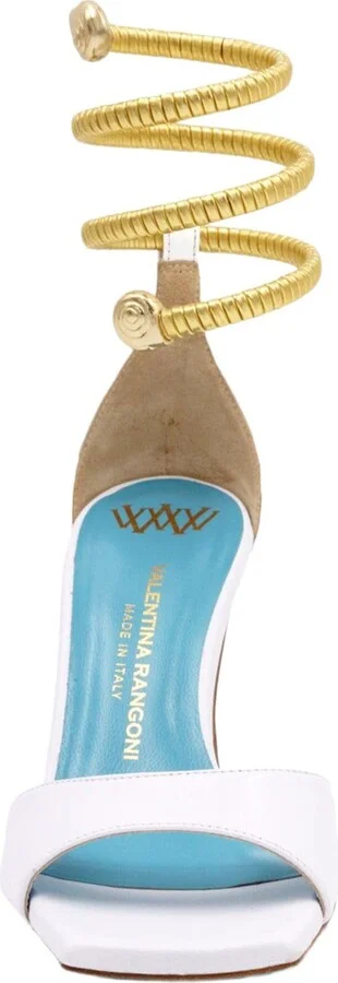 Lucilla Pearlized Ankle Ornament Sandal for Elegant Occasions - Image 4
