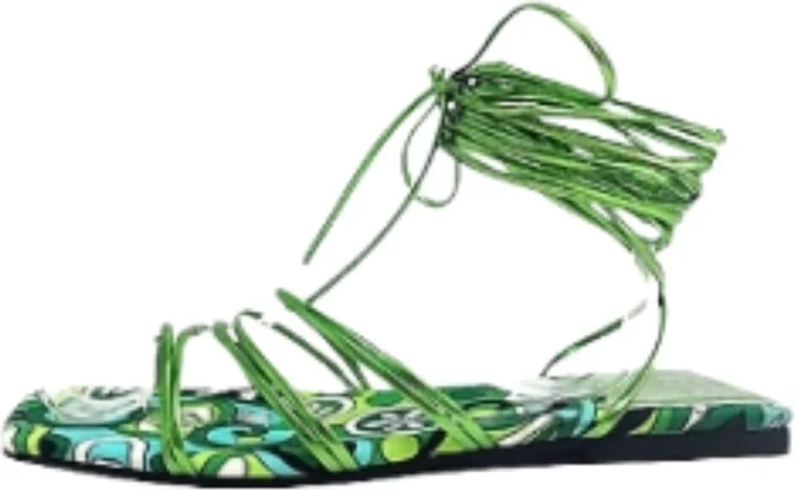 Lucinda Sandal In Green Multi