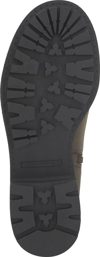 Luck Brand Women's Candre Double Buckle Moto Lug Sole Booties - Image 5
