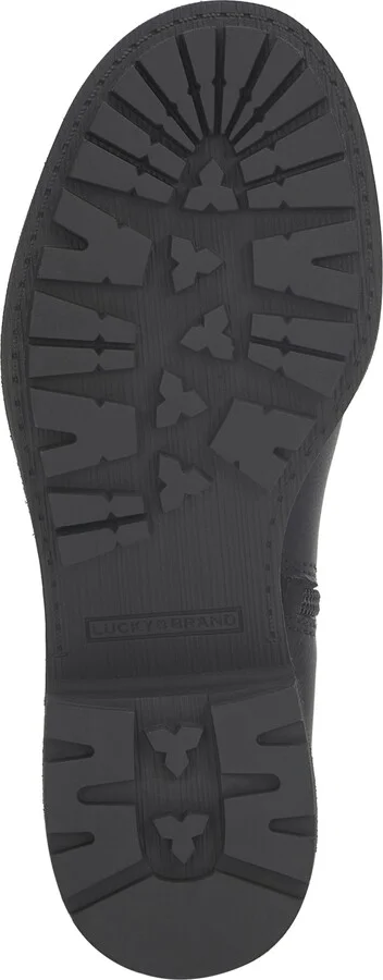 Luck Brand Women's Candre Double Buckle Moto Lug Sole Booties - Image 9