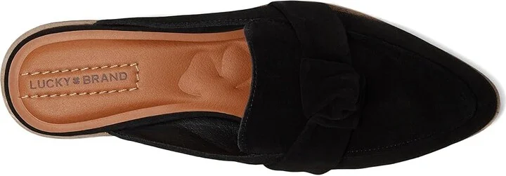 Lucky Brand Adenia Women's Flat Shoes Black : 5 B - Medium, Polyester/Rubber/Suede - Image 2