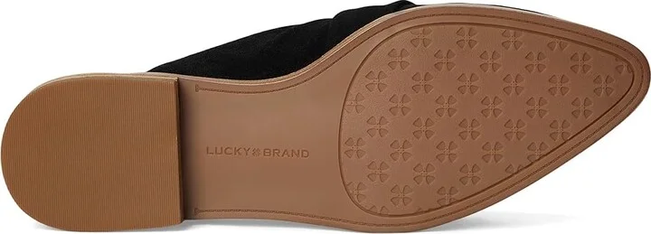 Lucky Brand Adenia Women's Flat Shoes Black : 5 B - Medium, Polyester/Rubber/Suede - Image 3