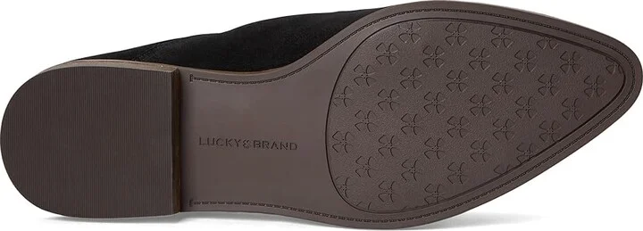 Lucky Brand Adrisa Women's Flat Shoes Black : 5.5 B - Medium, Suede - Image 3