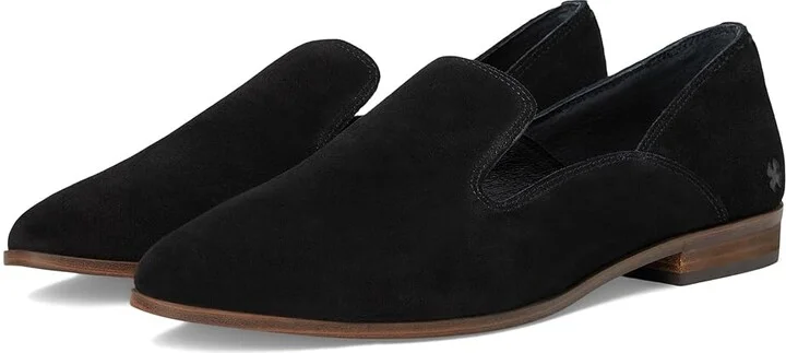 Lucky Brand Adrisa Women's Flat Shoes Black : 5.5 B - Medium, Suede