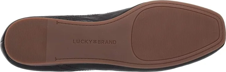 Lucky Brand Alba Women's Flat Shoes Black : 5 M, Leather - Image 4