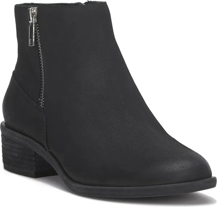 Black Nubuck Leather