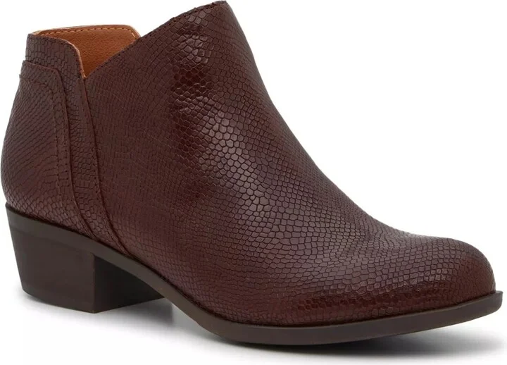 Dark Brown Snake Print