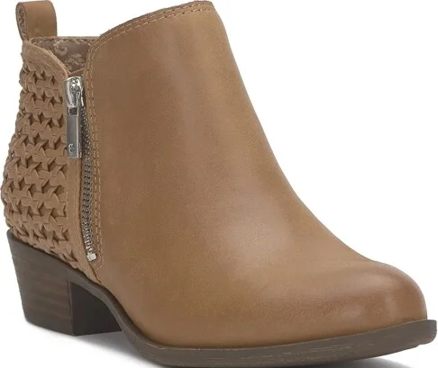 Lucky Brand Basel Bootie - Women's Accessories Shoes Boots Booties in Light Brown