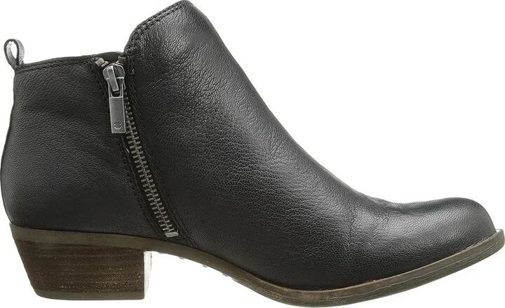 Lucky Brand Basel Women's Zip Boots Black : 5.5 B - Medium, Leather/Synthetic - Image 8