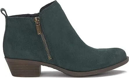 Lucky Brand Basel Women's Zip Boots Scarab : 9 B - Medium, Leather/Synthetic - Image 6