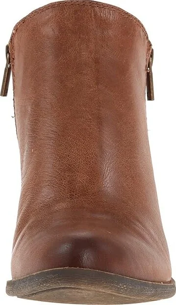 Lucky Brand Basel Women's Zip Boots Toffee : 5 B - Medium, Leather/Suede - Image 6