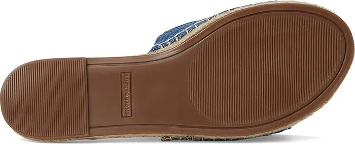 Lucky Brand Biricha Floral Flat Sandals Women's Sandals Medium : 5.5 B - Medium, Leather - Image 3