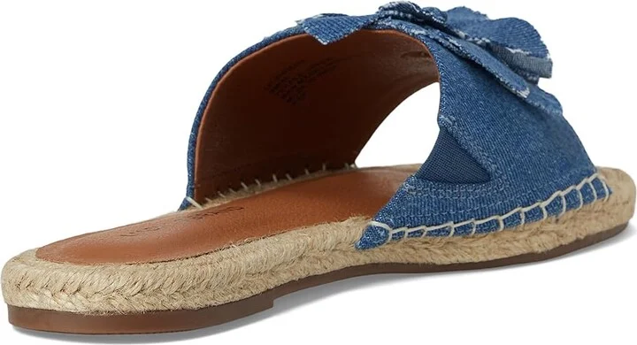 Lucky Brand Biricha Floral Flat Sandals Women's Sandals Medium : 5.5 B - Medium, Leather - Image 4