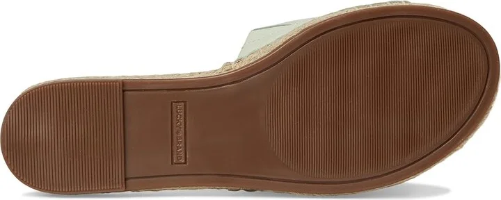 Lucky Brand Biricha Floral Flat Sandals Women's Sandals Peppermint : 10 B - Medium, Leather - Image 3