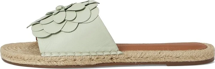 Lucky Brand Biricha Floral Flat Sandals Women's Sandals Peppermint : 10 B - Medium, Leather - Image 6