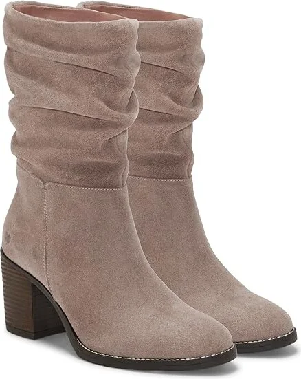 Lucky Brand Bitsie Women's Boots Taupe : 7.5 M, Rubber/Suede