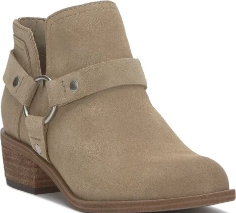 Lucky Brand Boltin Bootie - Women's Accessories Shoes Boots Booties in Camel