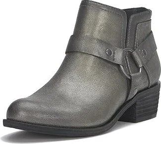 Lucky Brand Boltin Women's Boots Pewter : 5.5 M, Leather/Rubber