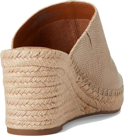 Lucky Brand Cabriah Espadrille Wedge Sandal Women's Sandals Smoke Grey : 8.5 B - Medium, Leather - Image 4