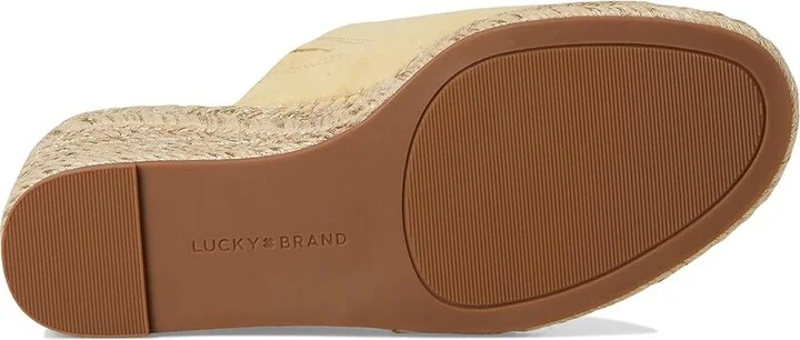 Lucky Brand Cabriah Espadrille Wedge Sandal Women's Sandals Sunlight : 8.5 B - Medium, Leather - Image 3