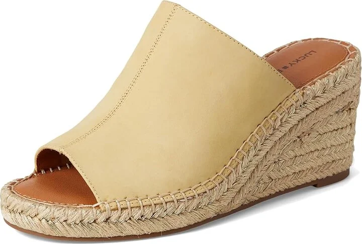 Lucky Brand Cabriah Espadrille Wedge Sandal Women's Sandals Sunlight : 8.5 B - Medium, Leather - Image 5